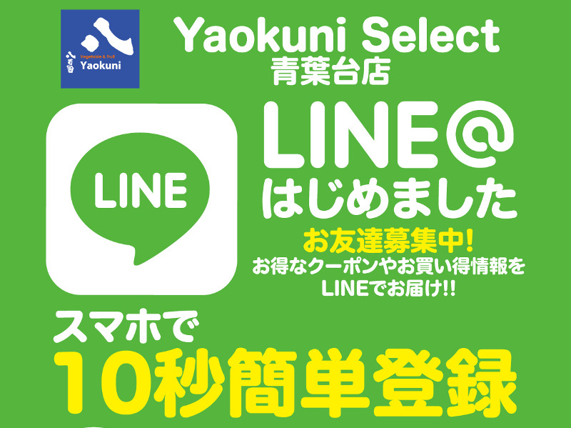 Yaokuni Select 青葉台店 LINE@